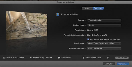 FCPX export simple