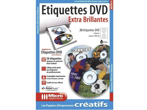 �tiquettes pour DVD
