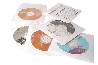 pochettes cartons pour CD ou DVD