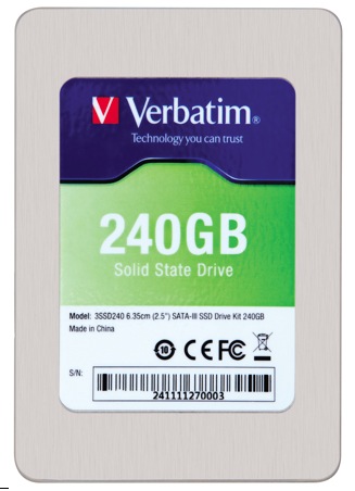 Nouveau SSD Verbatim SATA-III de 120 et 240 Go
