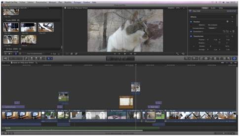 FCPX time-line