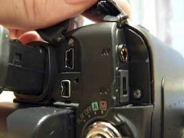 JVC GR-DF540 connectique