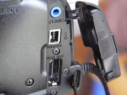 Sony HDR-HC3 connectique