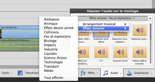 effets sonores
