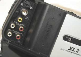 Canon XL2 connectique