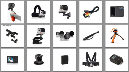 Accessoires pour GoPro - Test - notre sélection d'accessoires Gopro -  MAGAZINEVIDEO