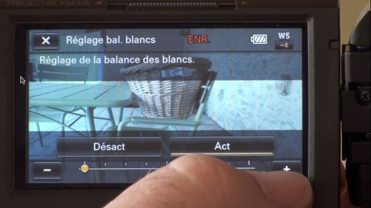 balance des blnacs Sony