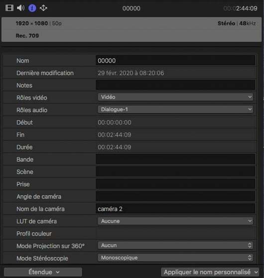 camra 2 multicam FCPX