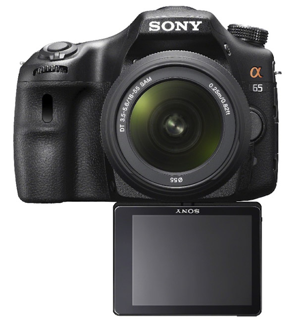 Sony α65 SLT-A65V + DT 18-55mm ｜D146 Sony SLT-A65 Digital SLR Camera with DT 18-55mm SLTA65VL - B&H Photo