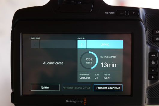 Batterie BMPCC 6K Pro