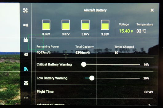 Phantom 4 pro batteri