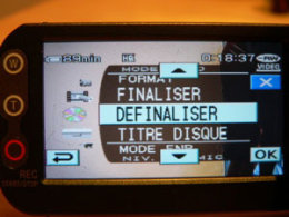 dfinaliser Sony DCR-DVD403