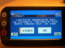 modes video VR DVD403