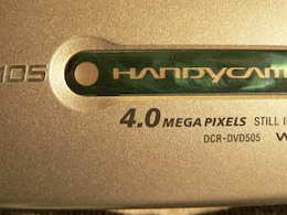 Sony DCR-DVD505 capteur