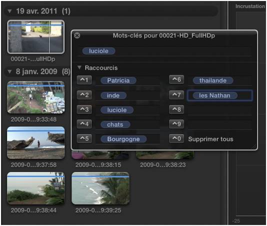 FCPX mots-cls