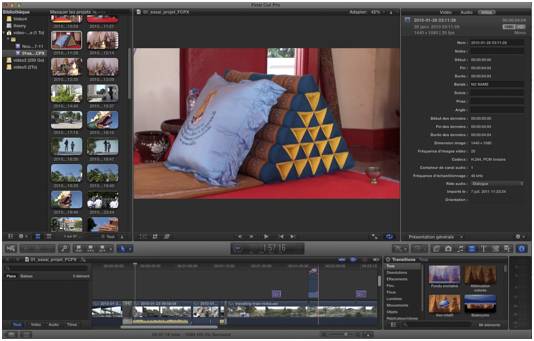 FCPX ouverture