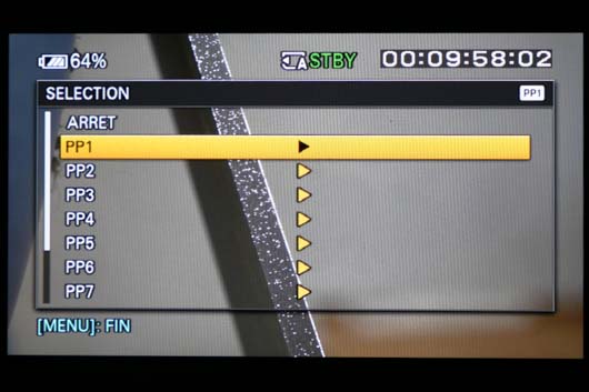 Profils d'image FDR-AX700