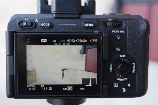 boutons physiques FX30