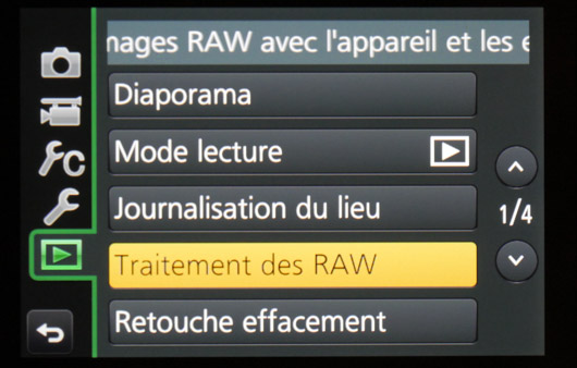 traitement des raw FZ300