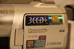 Panasonic NV-GS180 capteur