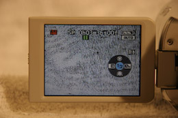 Panasonic NV-GS180 écran