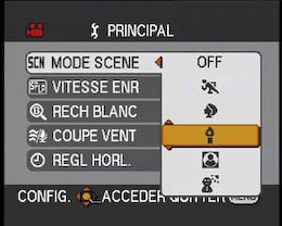 Panasonic NV-GS180 mode scne