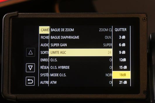 HC-X2 limite AGC