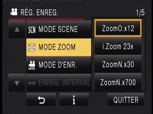 mode zoom