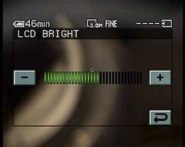 DCR-HC94/DCR-HC96 LCD bright