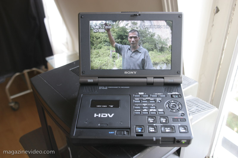 Walkman vidéo Sony GV-HD700 - Test - Pour les tout-terrains - MAGAZINEVIDEO