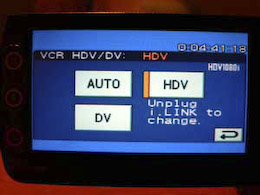 Sony HDR-HC1 HDV-DV