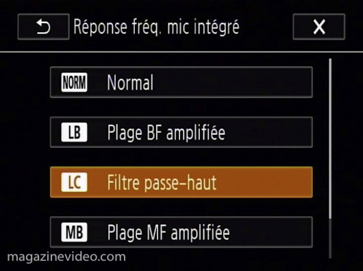 HF G10 passe-haut