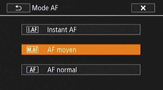 AF moyen HF G30