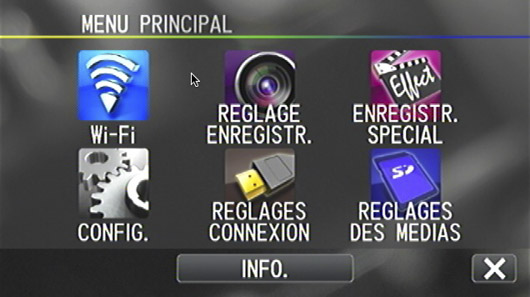 menu JVC GC-PX100