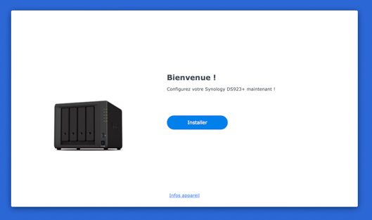 NAS synology configurer