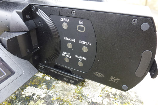 NEX-VG900 flanc gauche