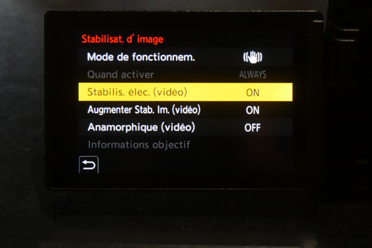 DC-S5M2 stabilisation