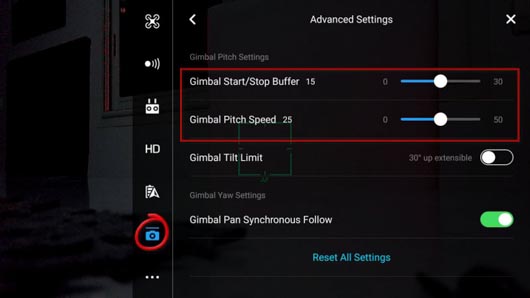 Gimbal adjust