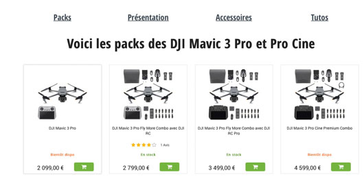 pack mavic