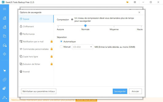 EaseUS todo backup