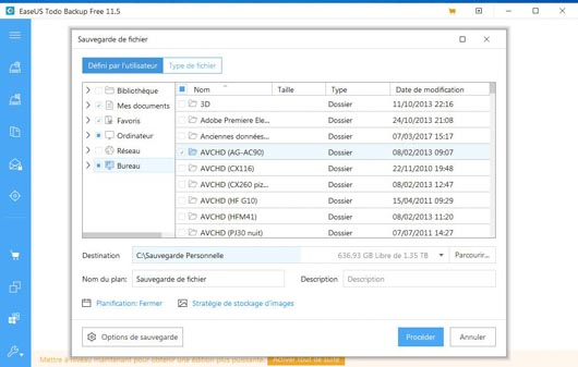 EaseUS todo backup