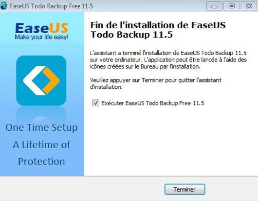 EaseUS todo backup