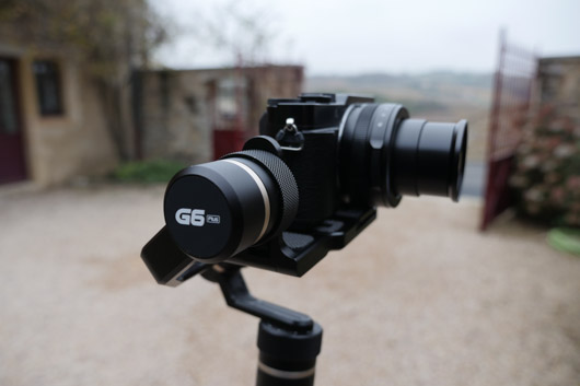 Sonovision - Tournage : le G6 Plus, un stabilisateur smartphone et