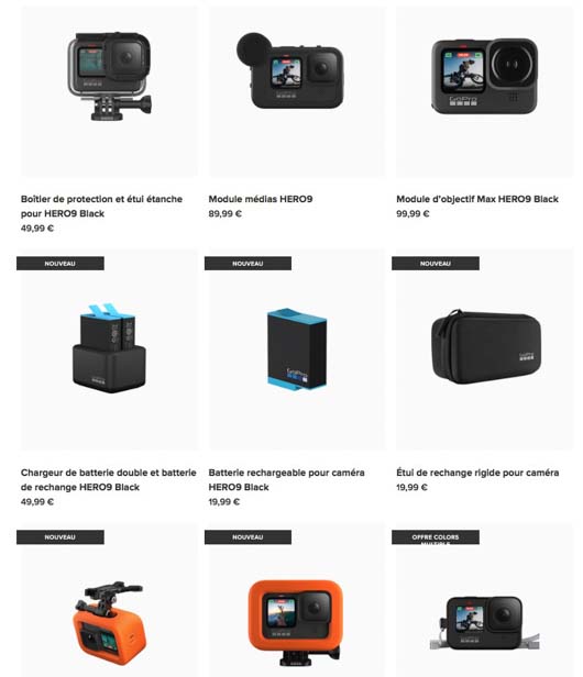 accessoires gopro