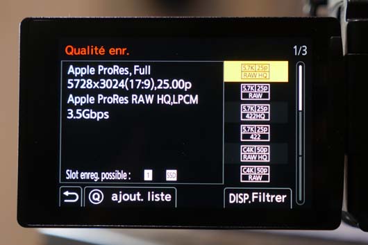 ProRes 3,5Gbps