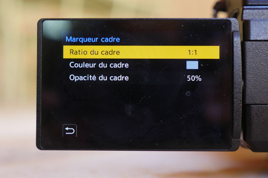Marqueur de cadre