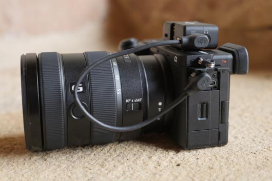 DJI Mic 2 aec Sony A6700