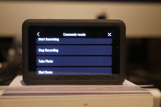 commande vocale osmo action 6