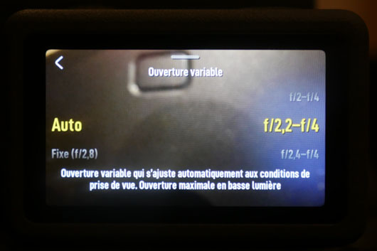 ouverture osmo action 6