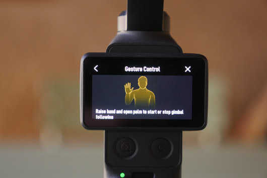 gesture control pocket 4